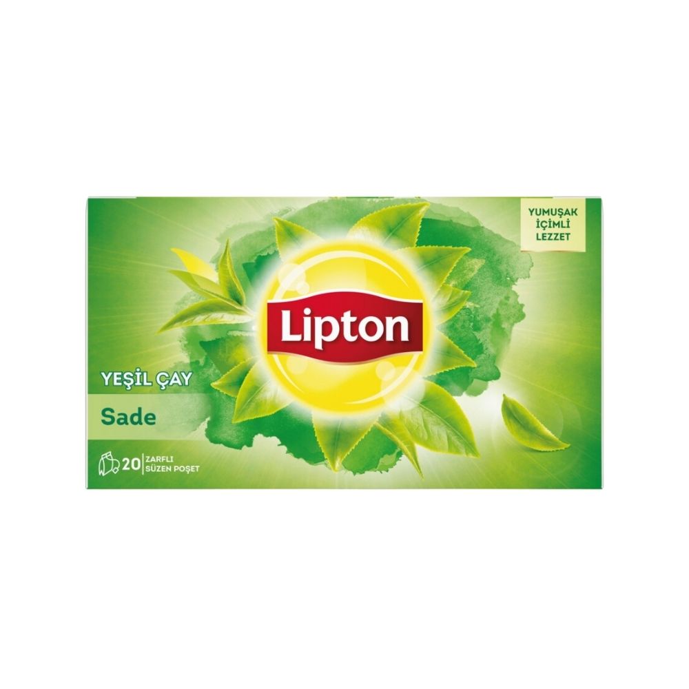 LIPTON BERRAK YESIL CAY SADE BARDAK POŞET 20'Lİ